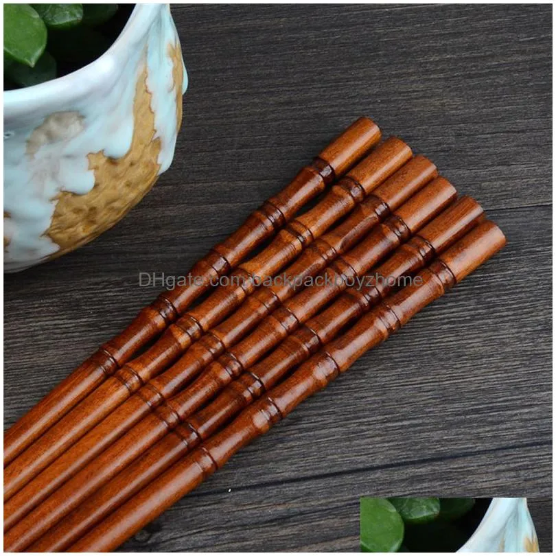 handmade japanese sushi chopsticks creative chinese japanese korean food tableware wooden bamboo chopstick for restaurant