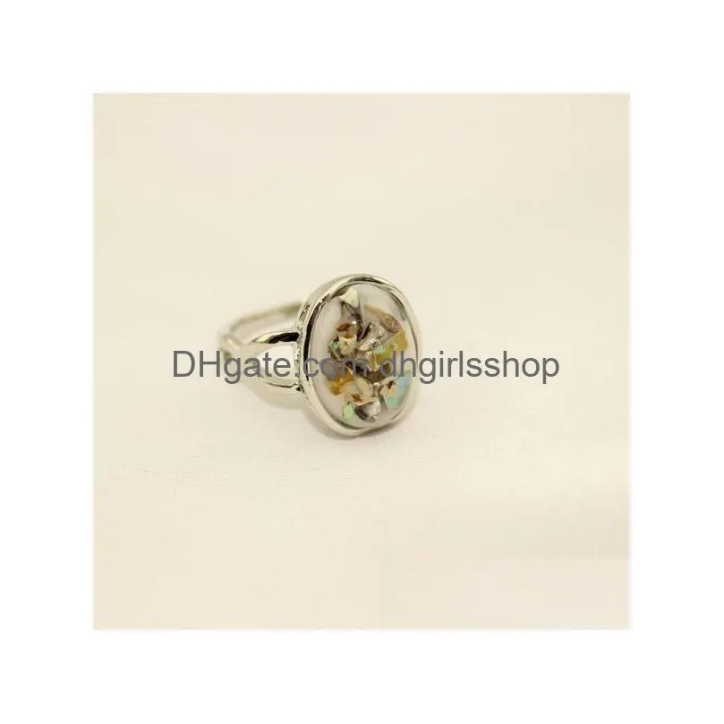 new arrival wholesale 50pcs mix color gemstone rings wholesale ancient silver ring fashion jewelry vintage style rings