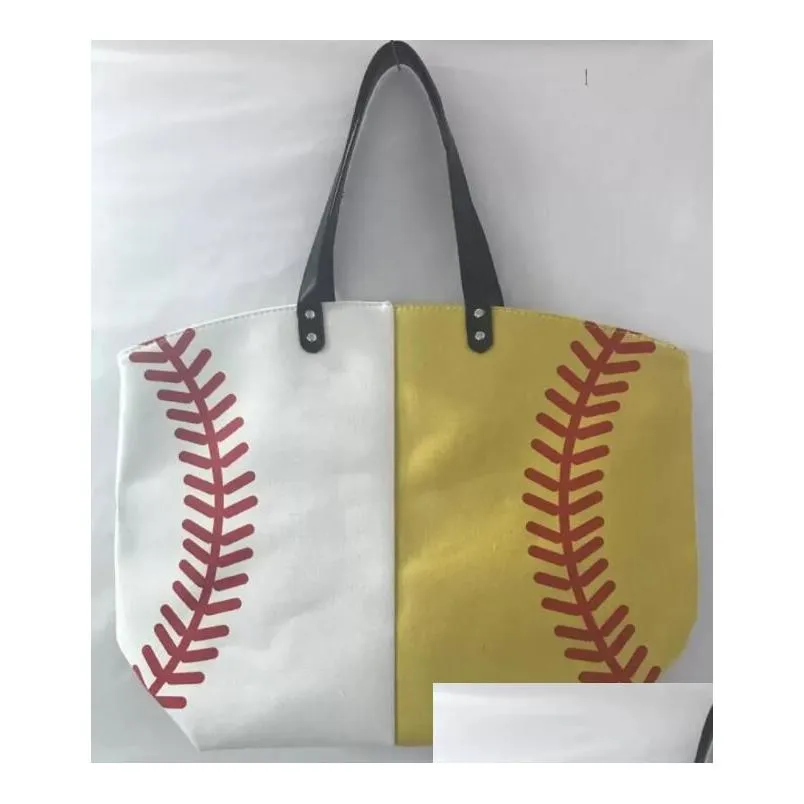Outdoor beach bag sports canvas Softball Baseball Tote Football shouder bags Girl Volleyball Totes Storage