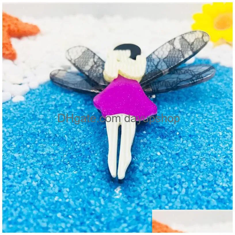 pins, brooches sexemara fashion acrylic angel for women girl lovely fairy ballerina brooch pins badges female accessories gifts
