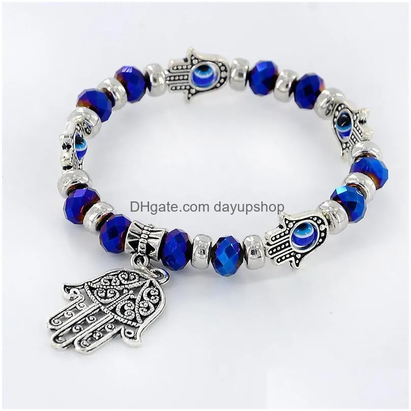 good a hand of the devil039s eyes beaded bracelet popular wild bracelet fb358 mix order 20 pieces a lot charm bracelets3074097