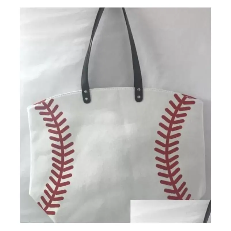 Outdoor beach bag sports canvas Softball Baseball Tote Football shouder bags Girl Volleyball Totes Storage