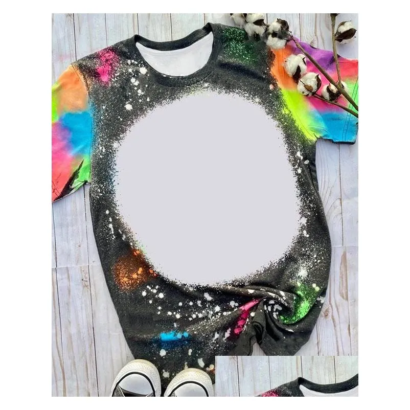 Manufacturer`s new polyester custom 3D digital printing heat transfer printing blank short sleeved foreign trade wholesale T-shirt DIY