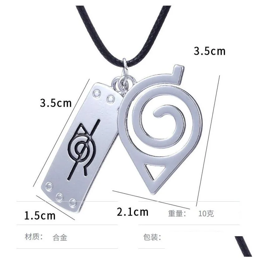 pendant necklace classic anime accessories cosplay cartoon jewelry men`s chain gift wholesale