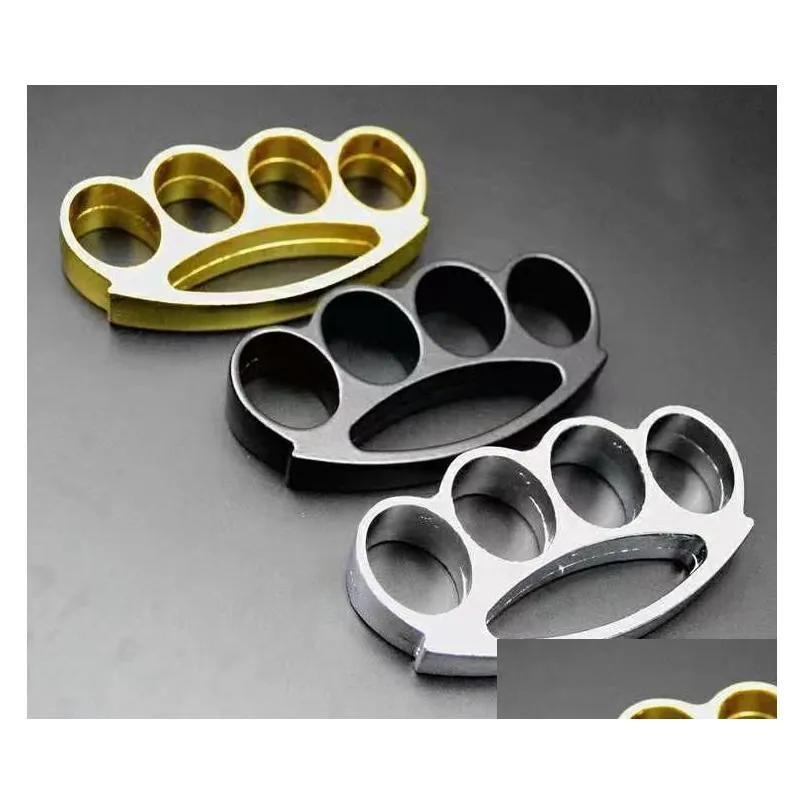 Mini Semicircle Metal Brass Knuckles Outdoor Camping Self-defense Window Breaker Pocket Portable EDC Tool