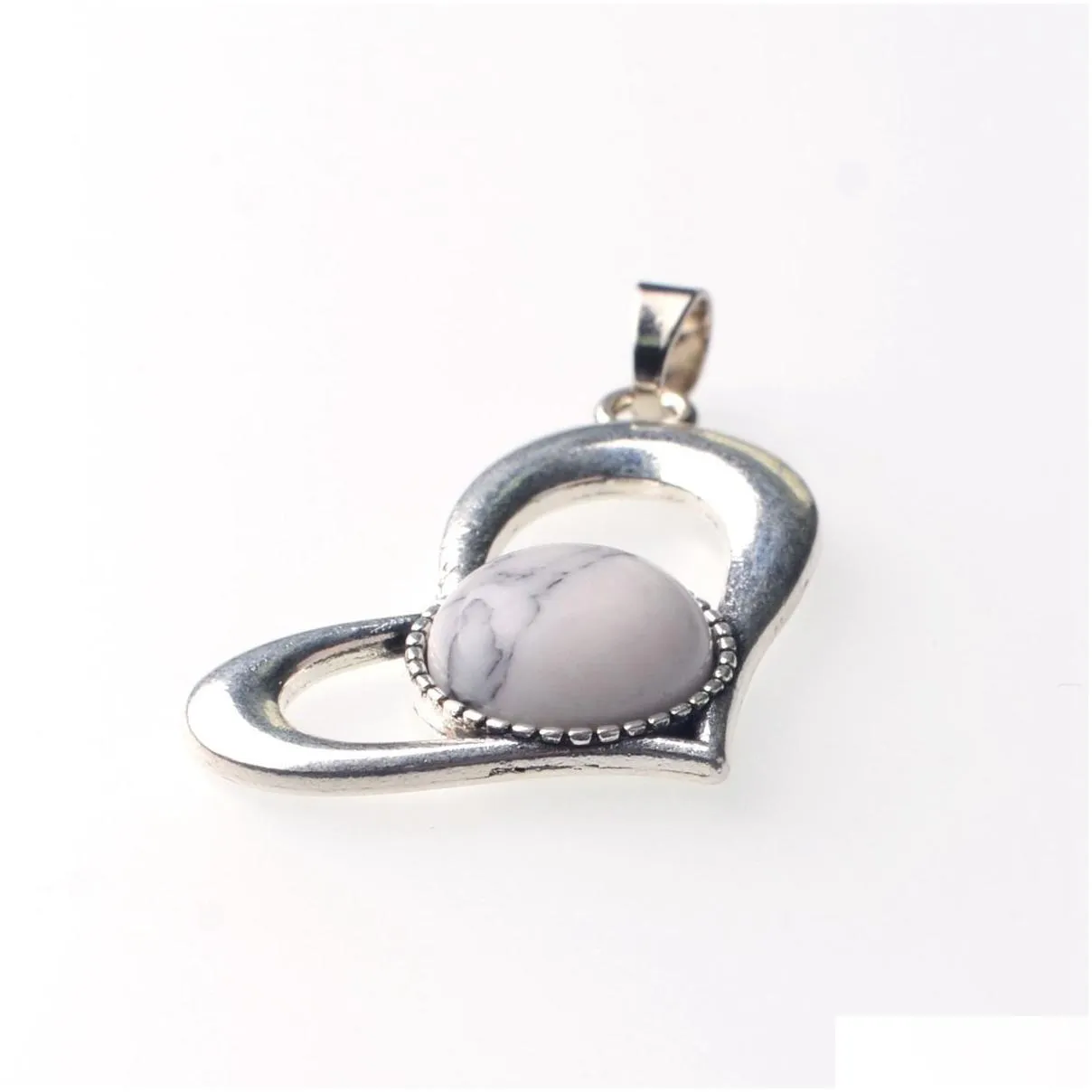 Alloy Heart Pendant Women`s 2018 Luxury Fashion Silver Chain Pendant Necklace Jewelry Wallet Keychain Necklace Earrings DIY Jewelry