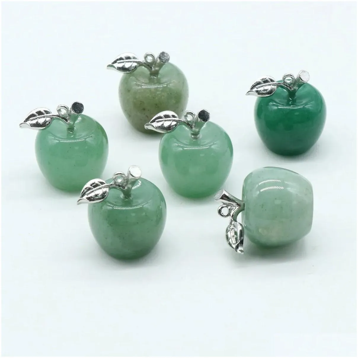 Multiple Shapes Green Aventurine Jewelry Decorations Healing Natural Crystal Gemstone for Women Men Gift
