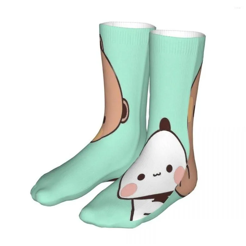 Men`s Socks Panda Bear Bubu Dudu Sock Men Women Polyester Stockings Customizable Funny