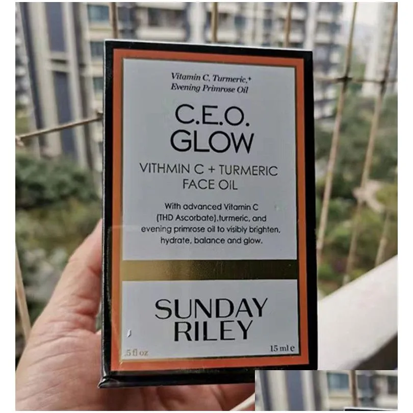 drop in stock brand sunday sleeping night oil ultra-clarifying/ essential ceo glow face oil skin care 15ml