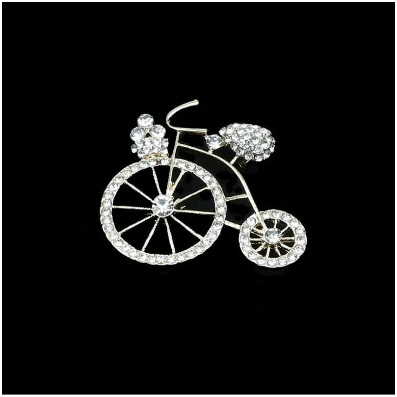 pins, brooches men`s advanced chic bling glasses bike star flying gragon shape pins metal brooch lapel badge jewelry accessories