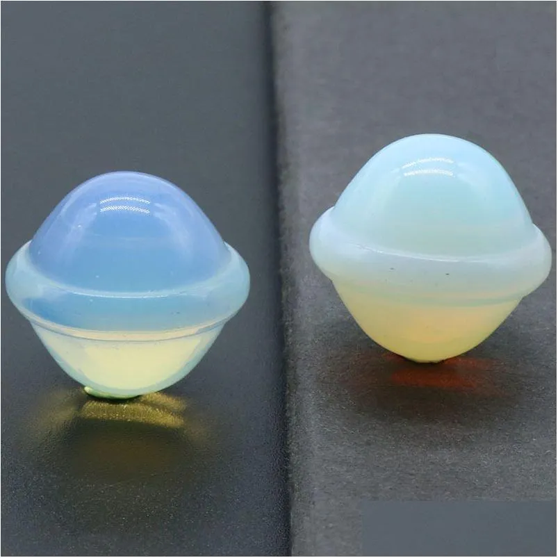 Fashion Healing Opalite Stone Pendant Candy  Bone Shaped Nonporous Gemstone DIY Jewelry Accessories Wholesale