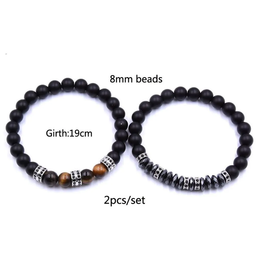 Separator Bracelet Male Casual Fashion Wrist Decoration Combination Couple Brothers Two Loaded