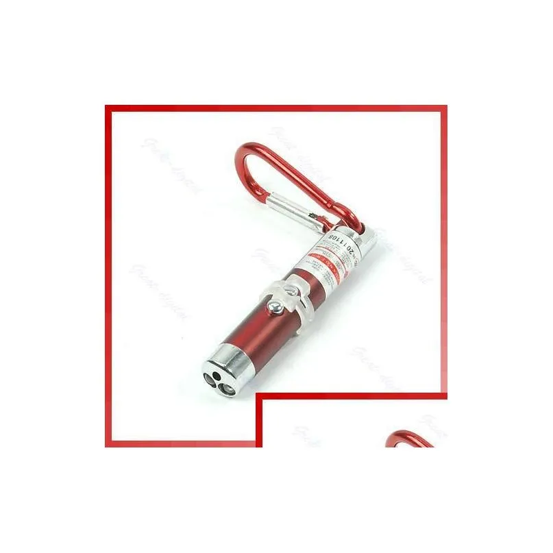 Multi-functional Mini 3 in1 LED Laser Light Pointer Key Chain Flashlights Torch Flashlight Keychain Money Detector Light Laser