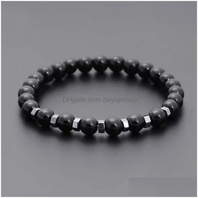 natural lava stone strands charm bracelets handmade beaded for men women yoga sports party club jewelry3822935