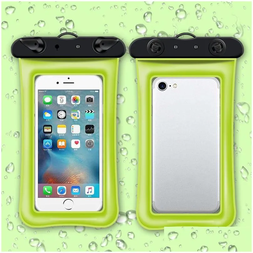 universal waterproof bag water proof cell phone cases armband pouch case cover for all smart phones dhs