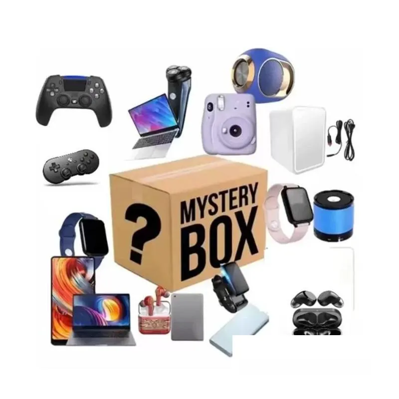 100% Winning High Quality headphones New Lucky Mystery Box Most Popular Surprise Gift More Electronic headphones earphones Products Video Card,
