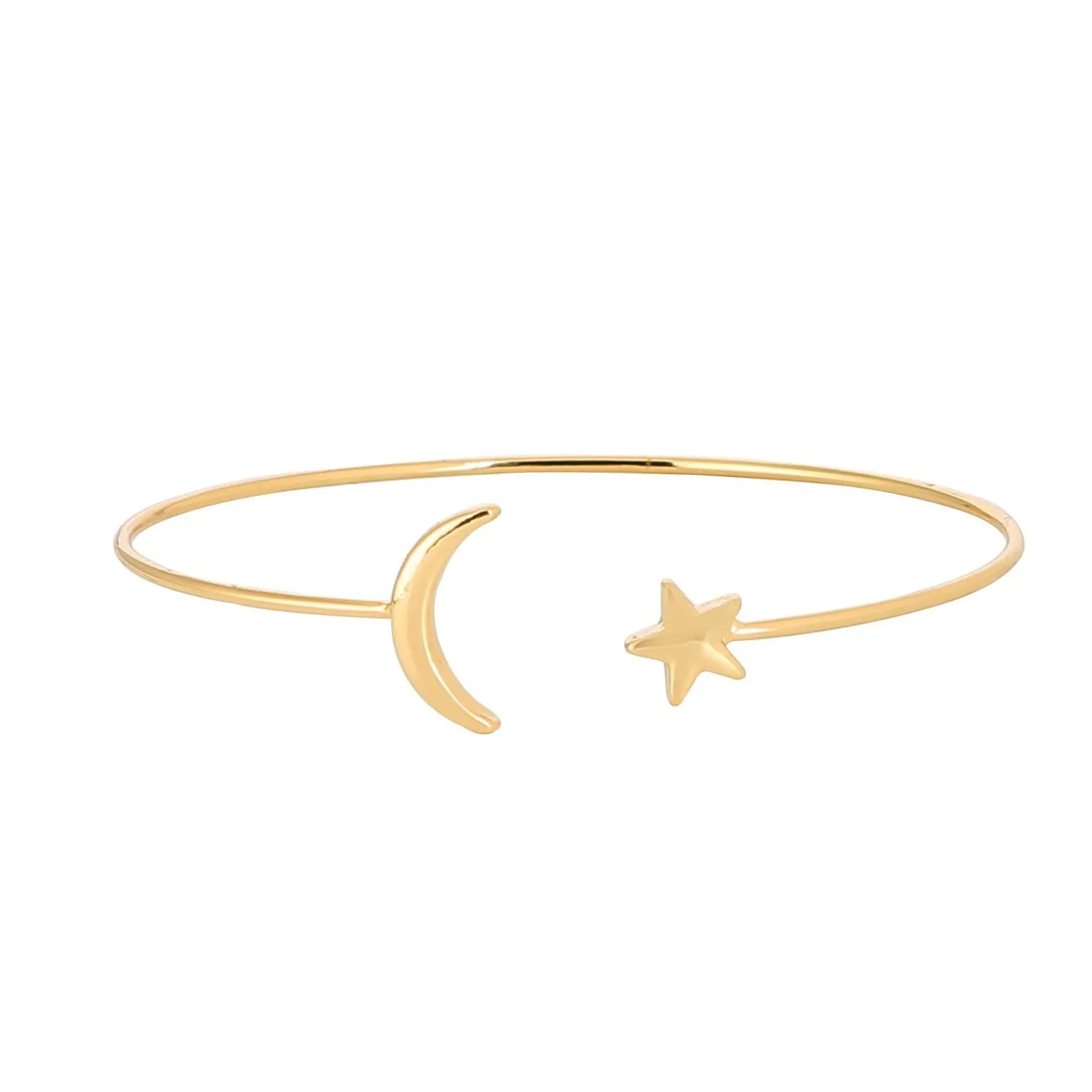 Women`s Bracelet Silver Moon Star Special Design Gives You Unique Trends