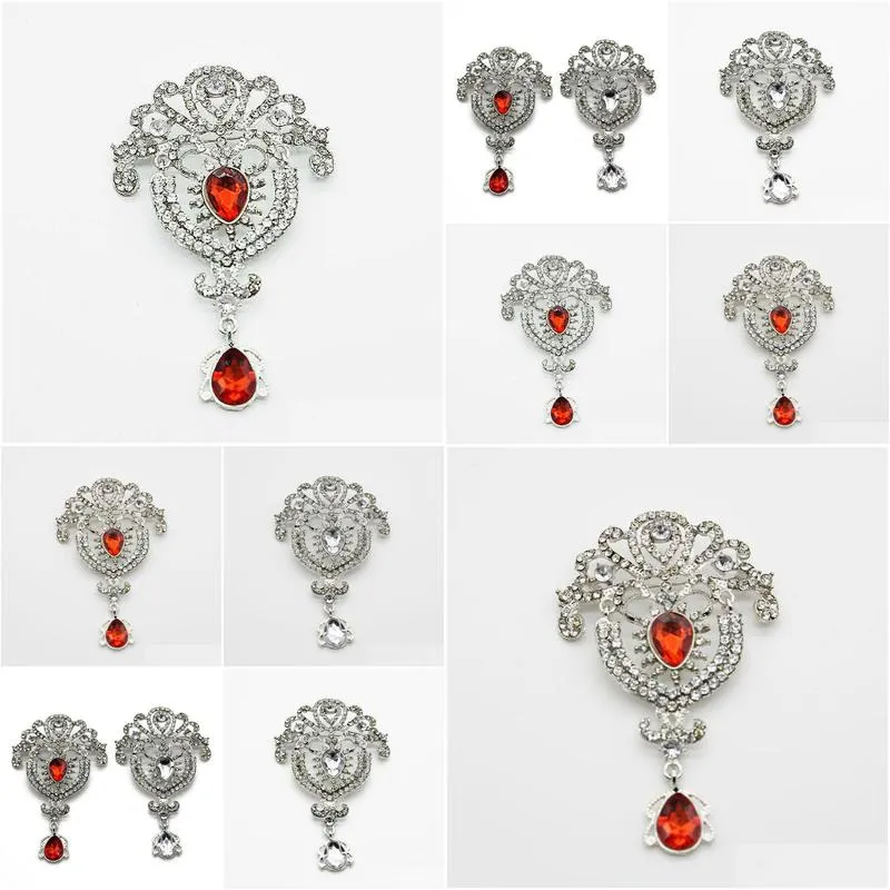 pins, brooches fashion vintage classic anchor crystal rhinestones antique brooch pins for women in assorted garment accessories gift