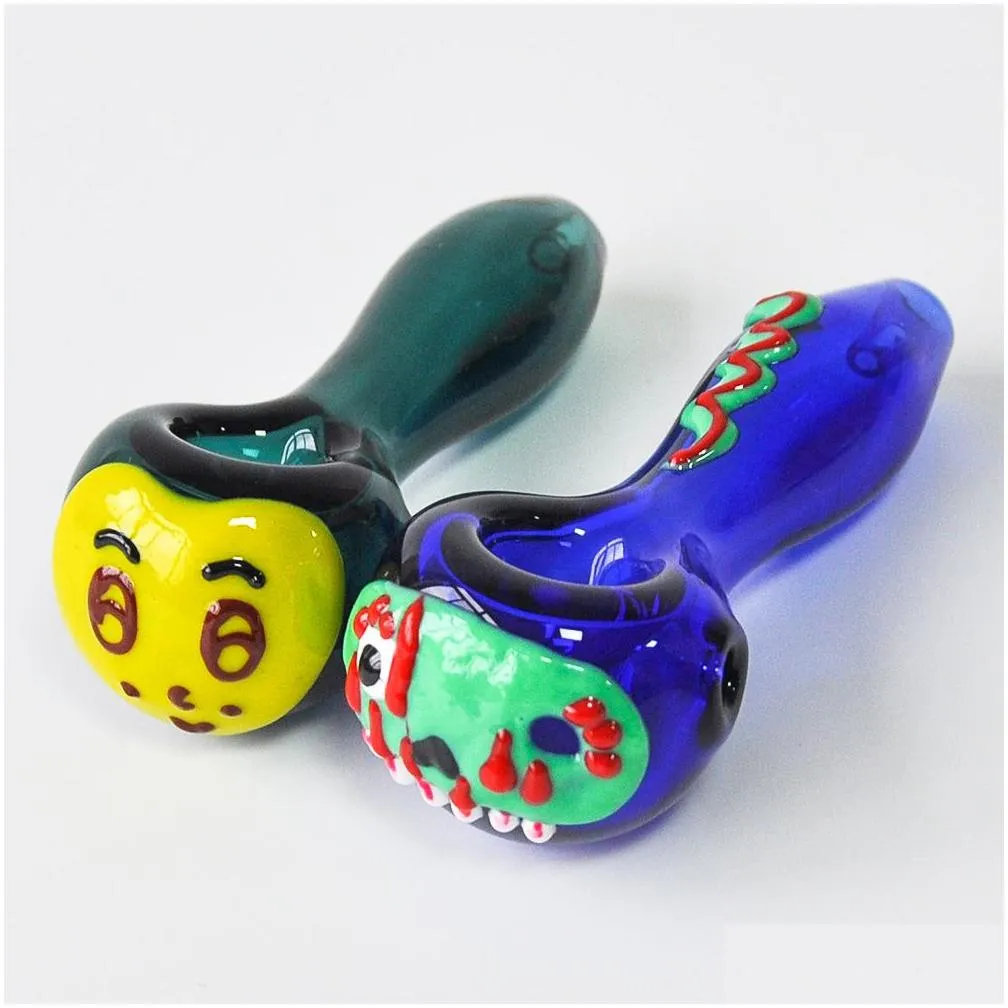 high quality glass spoon pipes for hand pipe smoking pipe water bong bubblers dry herb