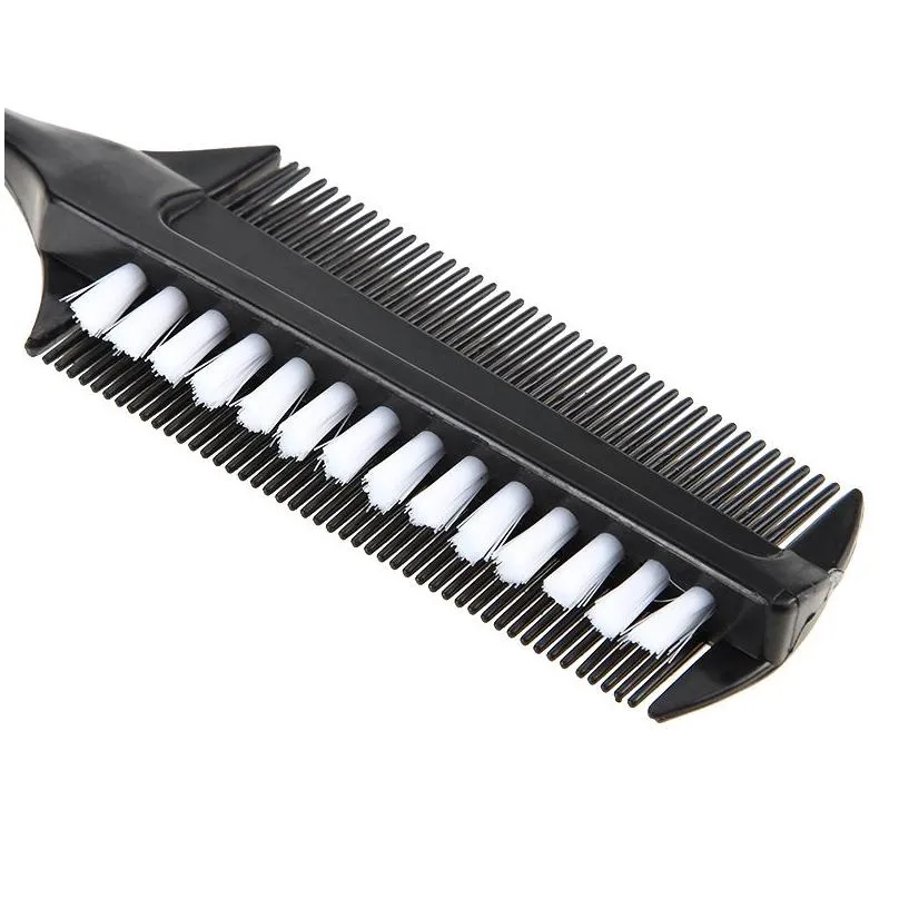 Pro Salon Hairdressing Double Side Dye Comb Plastic Tinting Combs Hair Color Mixing Brushes Hair Salon Barber Styling Tools