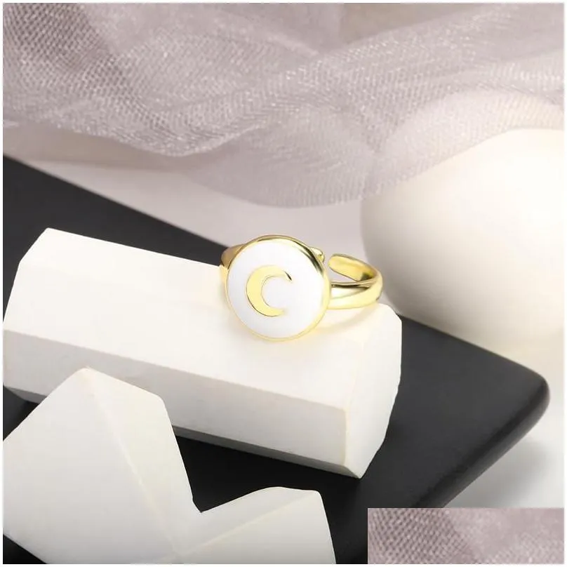 cluster rings romantic sun moon disc finger for women men adjustment star dripping oil round charm geometric jewelry couple gifts