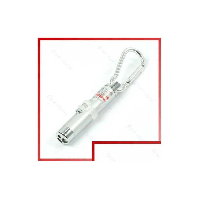 Multi-functional Mini 3 in1 LED Laser Light Pointer Key Chain Flashlights Torch Flashlight Keychain Money Detector Light Laser