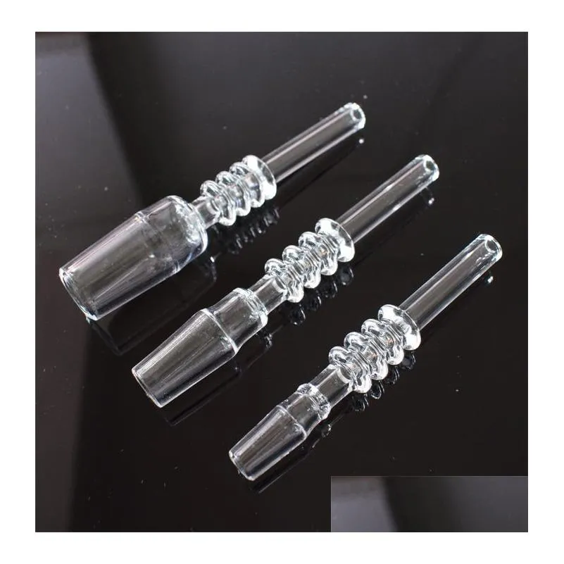 in stock 10mm 14mm 18mm quartz tip for mini nectar collector kits quartz banger nail quartz nail