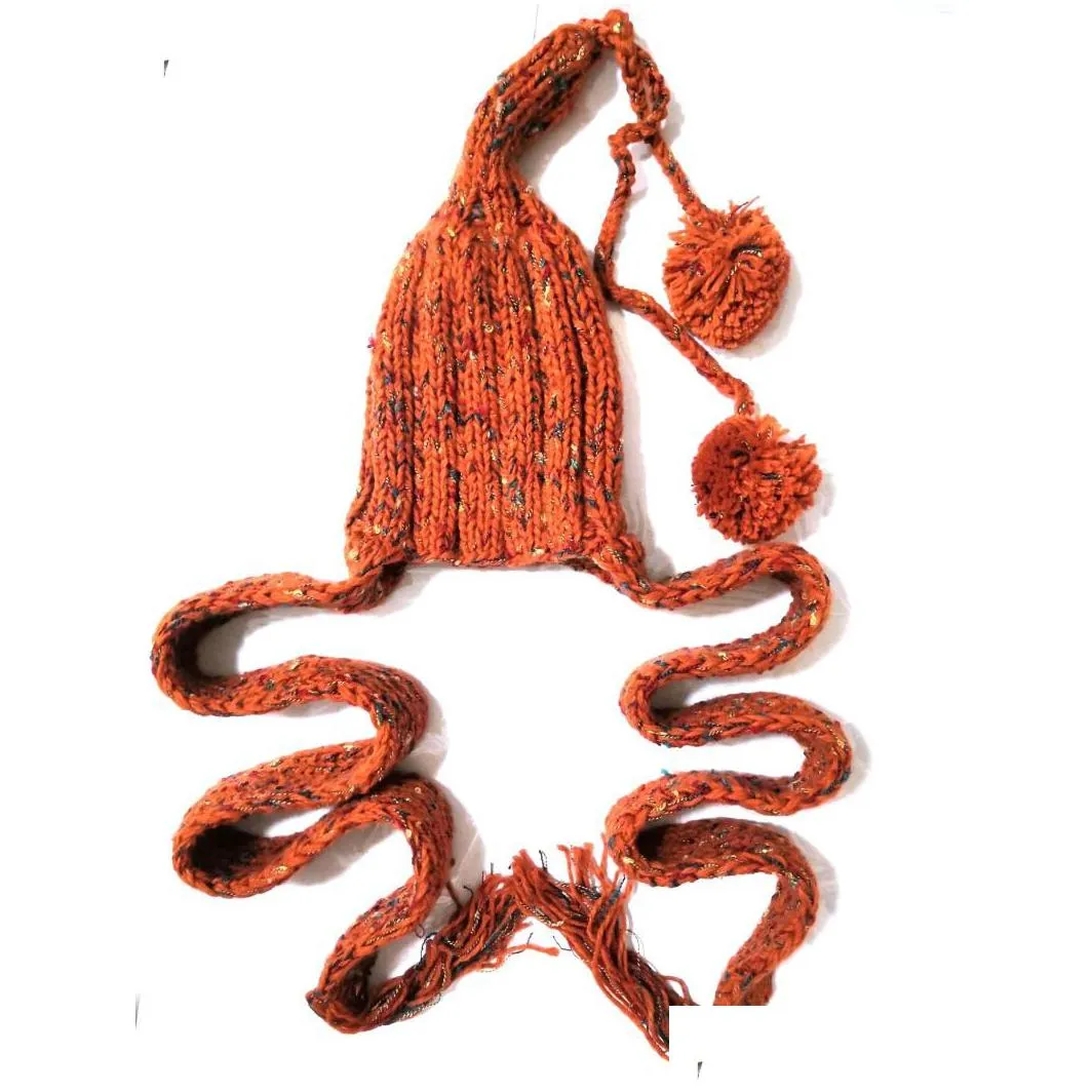 berets bomhcs fashion beanie scarf & gloves cute women winter warm thick handmade knit hat caps