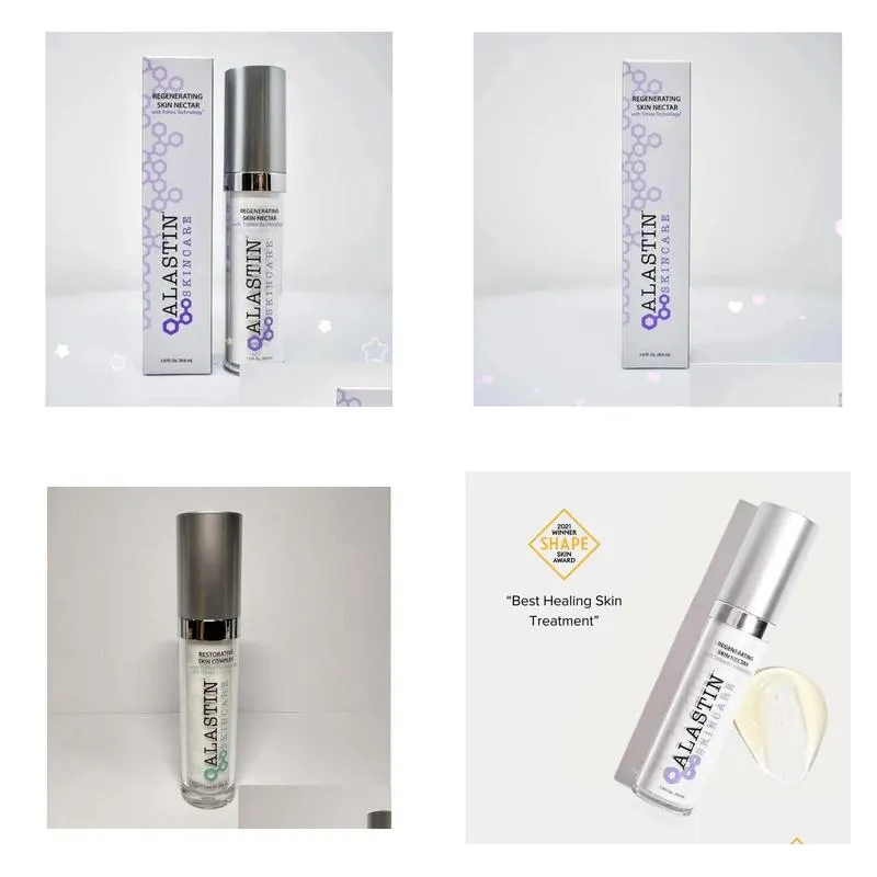 ALASTIN Skincare Restorative Skin Complex Nectar with TriHex Technology 1.0 Fl. Oz. 29.6 mL purple bottle