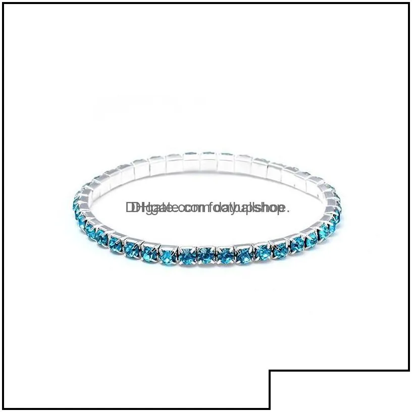 tennis bracelets jewelry bohemian cz crystal bracelet for women men cubic zirconia party wedding hip  aessories drop delivery