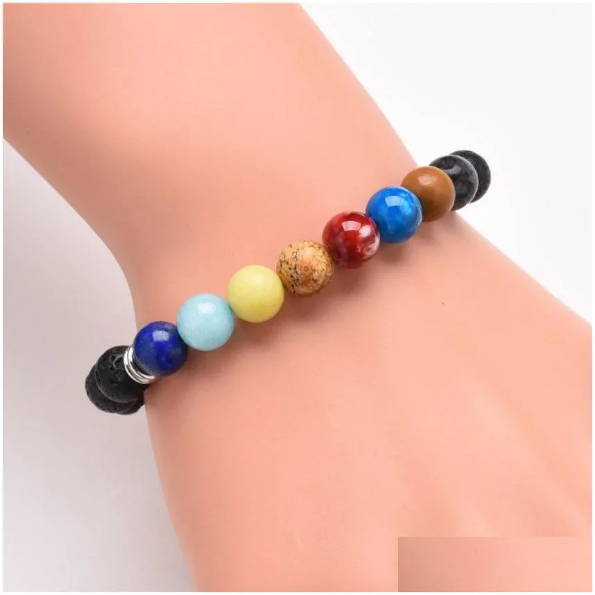 Natural stone bracelet men and women essential oil diffuser fragrance lasting yoga wrist jewelry