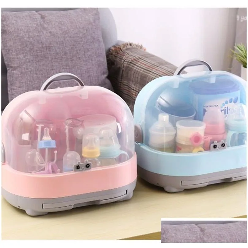 baby bottle drying rack 3 colors baby feeding bottles cleaning drying rack storage nipple shelf baby pacifier feeding cup holder 21c3