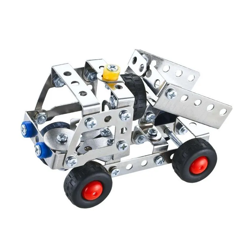 CNC factory sales stainless steel metal outdoor engineering toy car can be used for hanging things outdoor with magnetism and automatic