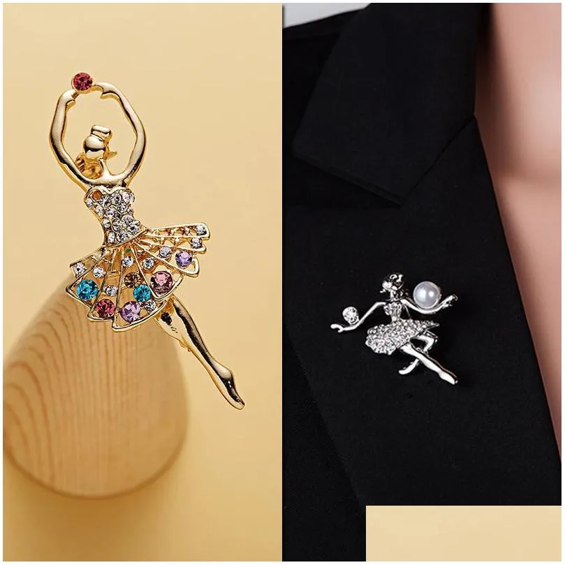 pins, brooches fashion ballet dancer brooch pins dancing girl collections jewelry gifts female