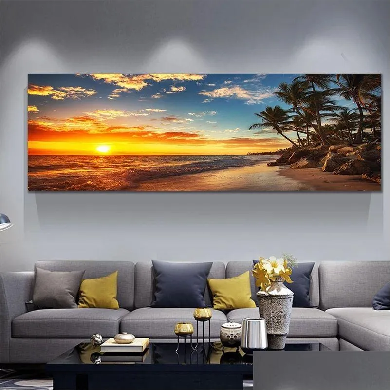 canvas prints bedroom painting seascape tree modern home decor wall art for living room canvas painting landscape pictures