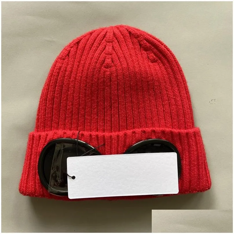 ccp two lens men caps cotton knitted warm beanies outdoor trackcaps casual winter windproof hats lens removeable