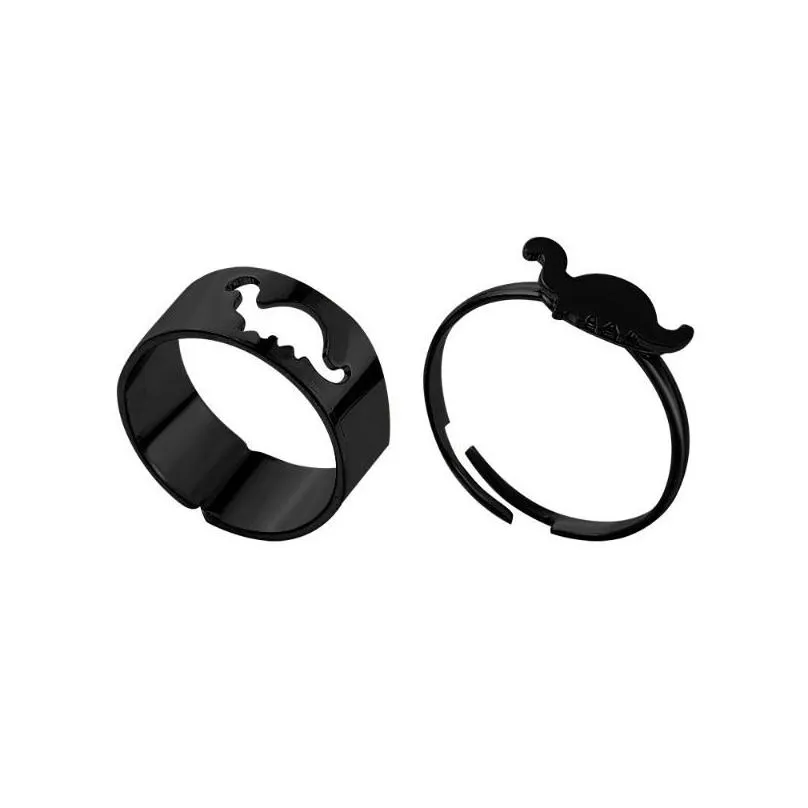 cluster rings selling creative fashion hollow dinosaur ring set retro simple metal open design sense accessories kl027