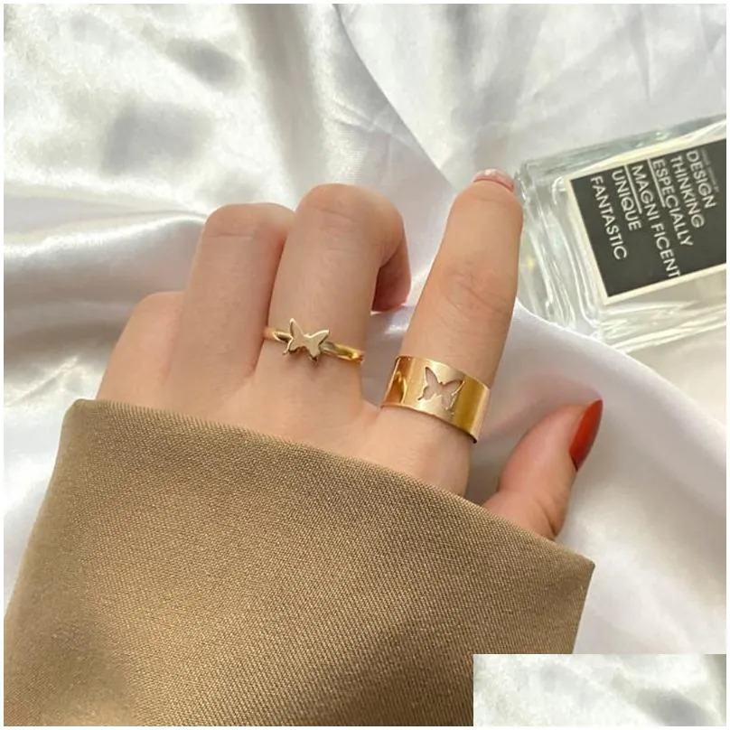 cluster rings vienkim bohemian geometric sets star moon flower constellation knuckle finger ring set for women fashion jewelry