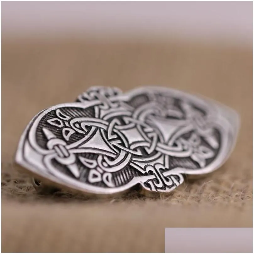 pins, brooches 10pcs norse vikings amulet fibula set  brosch jewelry talisman