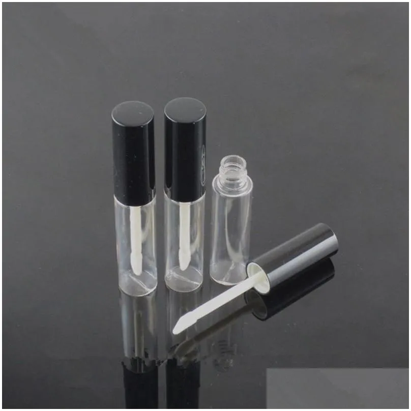 20pcs 8ml empty eyeliner container bottle tube with brush empty liquid lip gloss bottle applicator refillable tube f2147