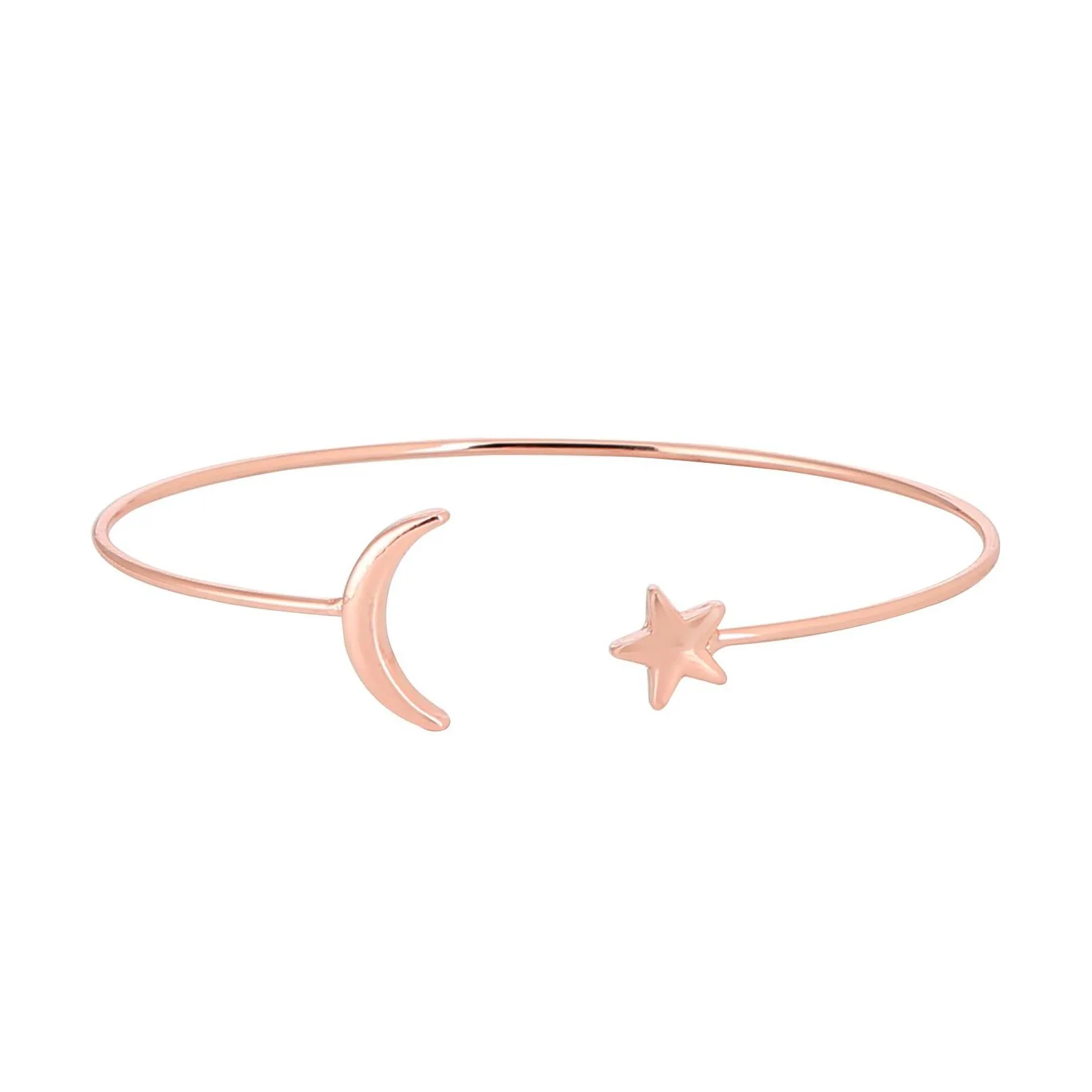 Women`s Bracelet Silver Moon Star Special Design Gives You Unique Trends