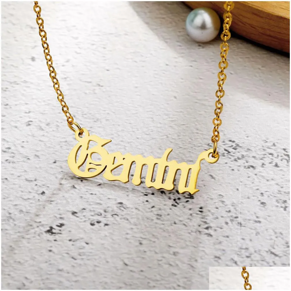 wholesale 12pcs zodiac necklace women men constellation jewelry birthday gifts stainless steel letter necklaces pendants