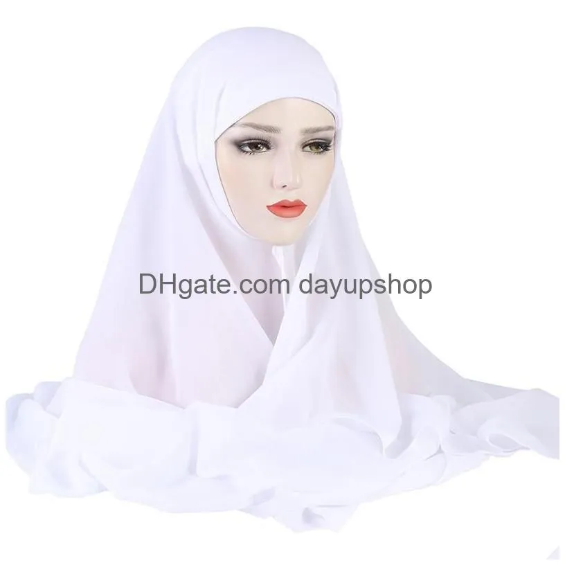 beanies beanie/skull caps chiffon turban underscarf custom plain instant hijab with inner jersey bonnet headscarf long cap shawl scarf