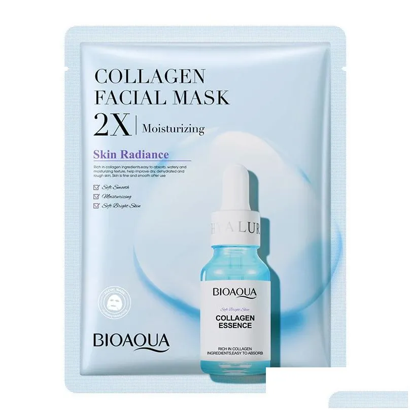 collagen face mask moisturizing refreshing hydrating vitamin masks sheet skin care facial masks