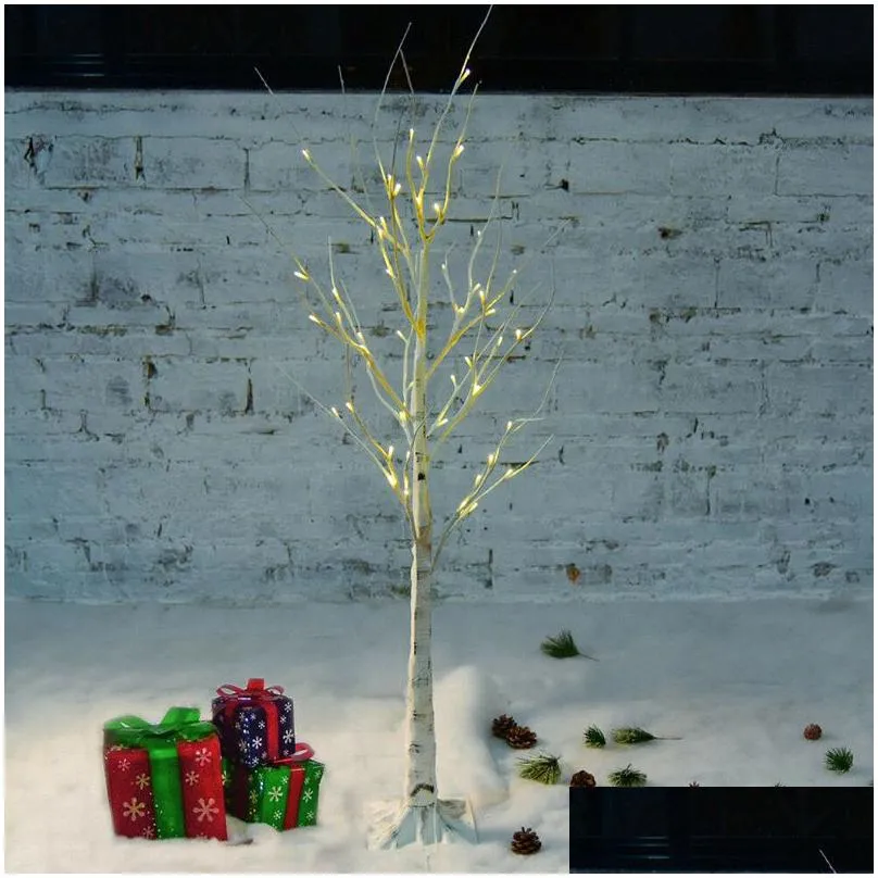 high led silver birch twig tree lights warm white lights white branches for christmas home party wedding ktc 661