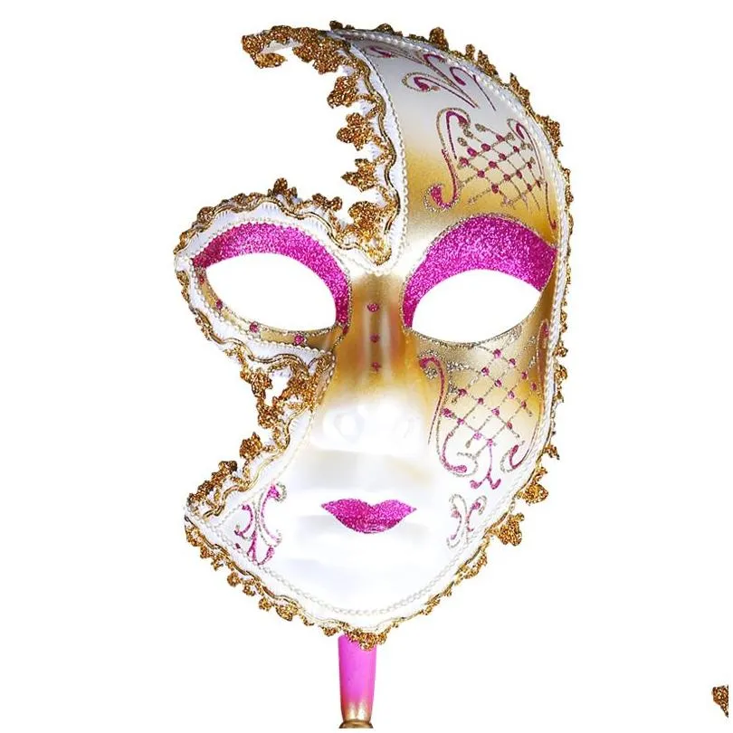 Party Masks Party Masks Men And Women Halloween Mask Half Face Venice Carnival Supplies Masquerade Decorations Cosplay Props1 Home Gar Dhuxh