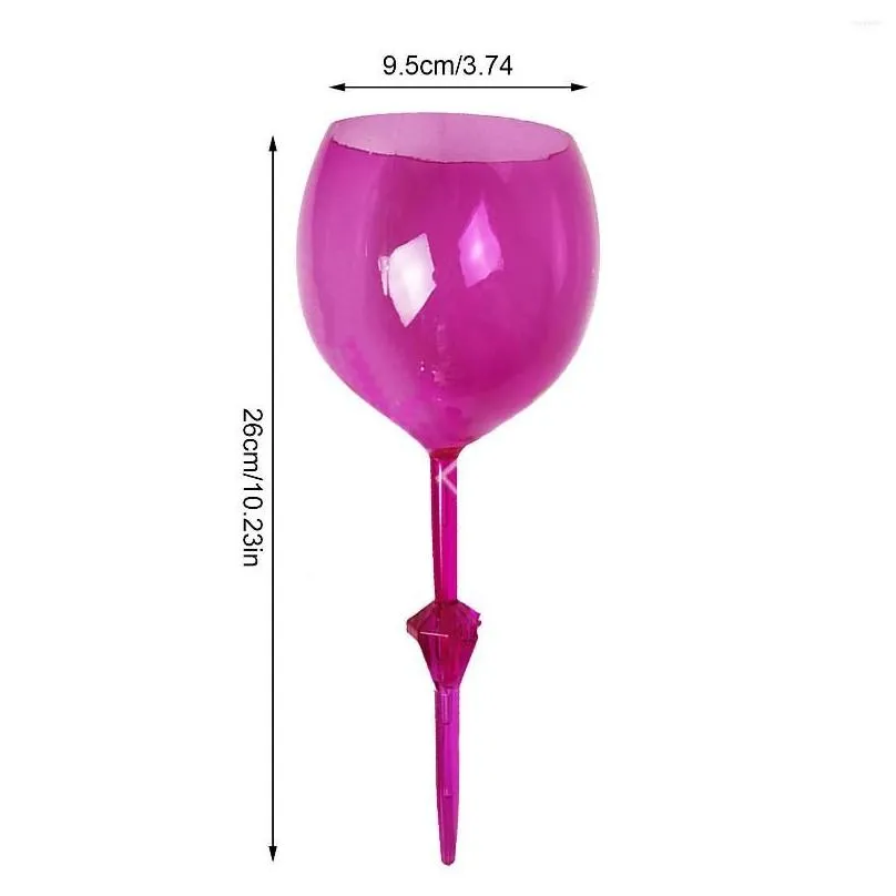 Wine Glasses Wine Glasses Floating Beach Glass Shatterproof For Beer Cocktail Beverage Cup Pool Cam Picnic Outdoor Parties Home Garden Dhjhy
