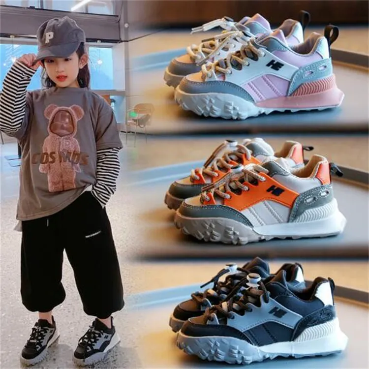Outdoor Kids Athletic Shoes Spring Autumn Children Run Sports Shoes Assorted Colors Toddler Boys Girls Baby Casual Sneakers