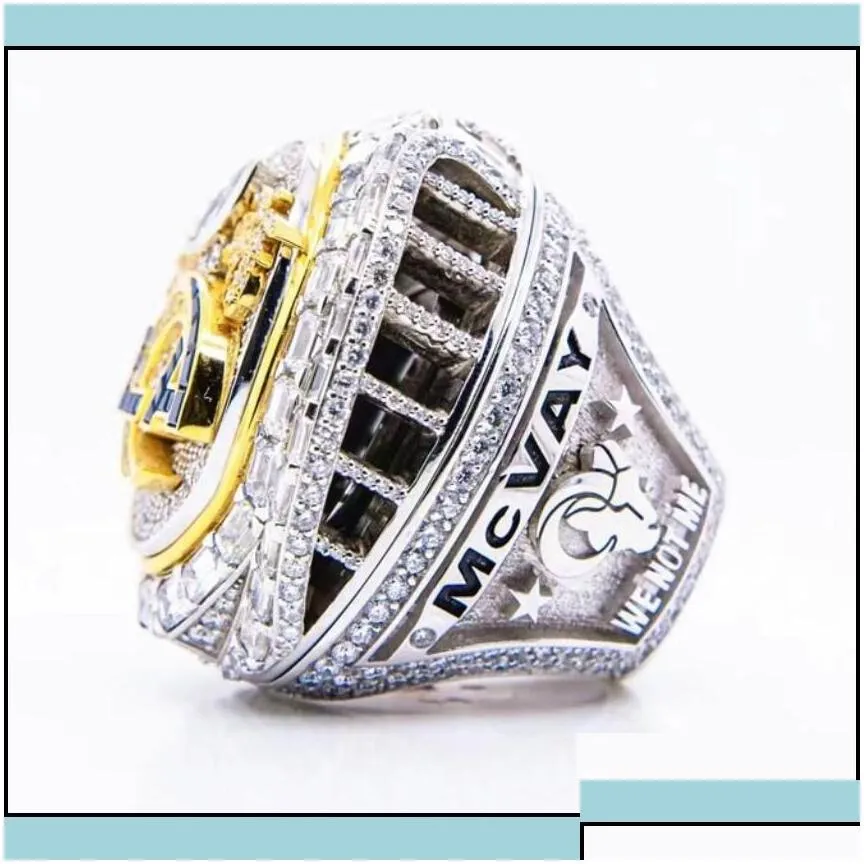 Jewelry Cluster Rings 5 Player 2021 2022 American Football Team Champions Championship Ring Stafford Kupp Ramsey Donald Mcvay Fan Gift Dh7Az