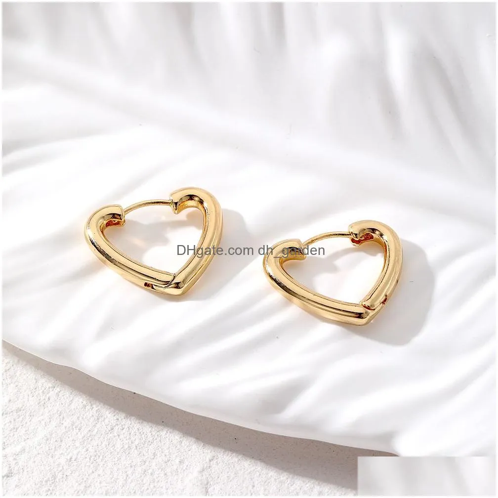 geometry gold metal hoop earrings for women new trendy star heart butterfly ear stud hip hop earrings jewelry